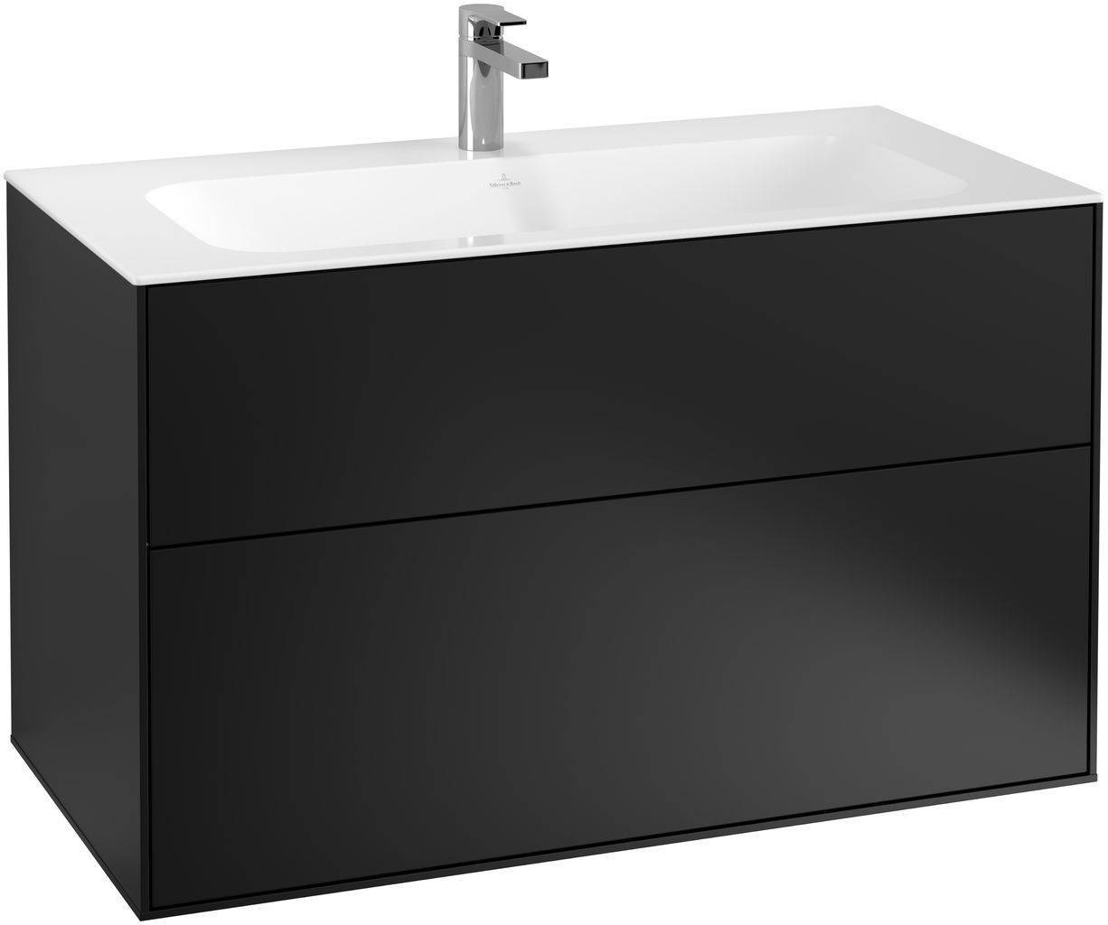 Villeroy & Boch Finion Waschtischunterschrank mit Wandbeleuchtung, 996 x 591 x 498mm