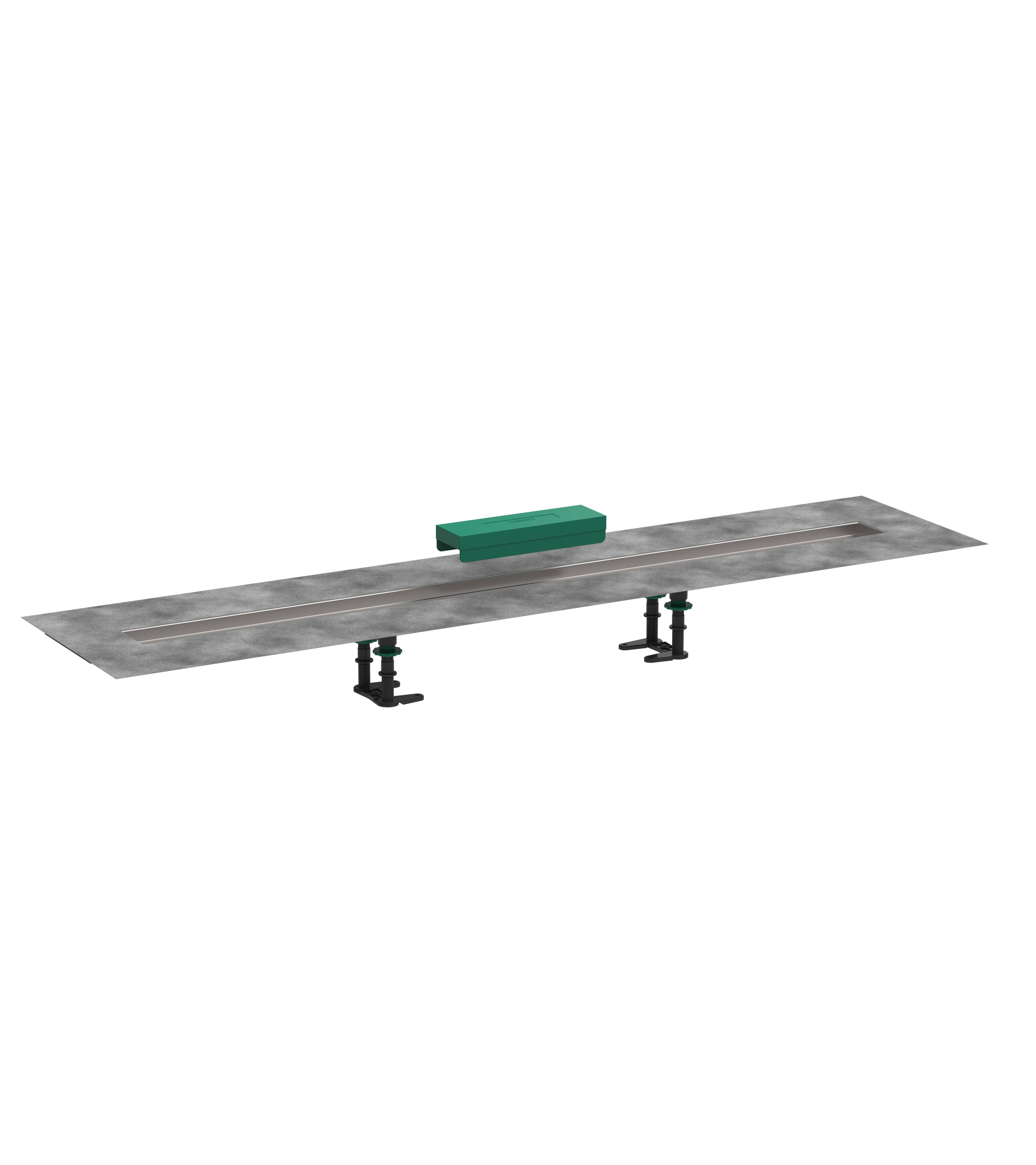RainDrain uBox universal Installationsset 120cm für Duschrinnen
