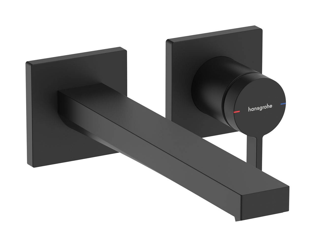 Hansgrohe Tecturis E Einhebel-Waschtischmischer Unterputz für Wandmontage, 225mm