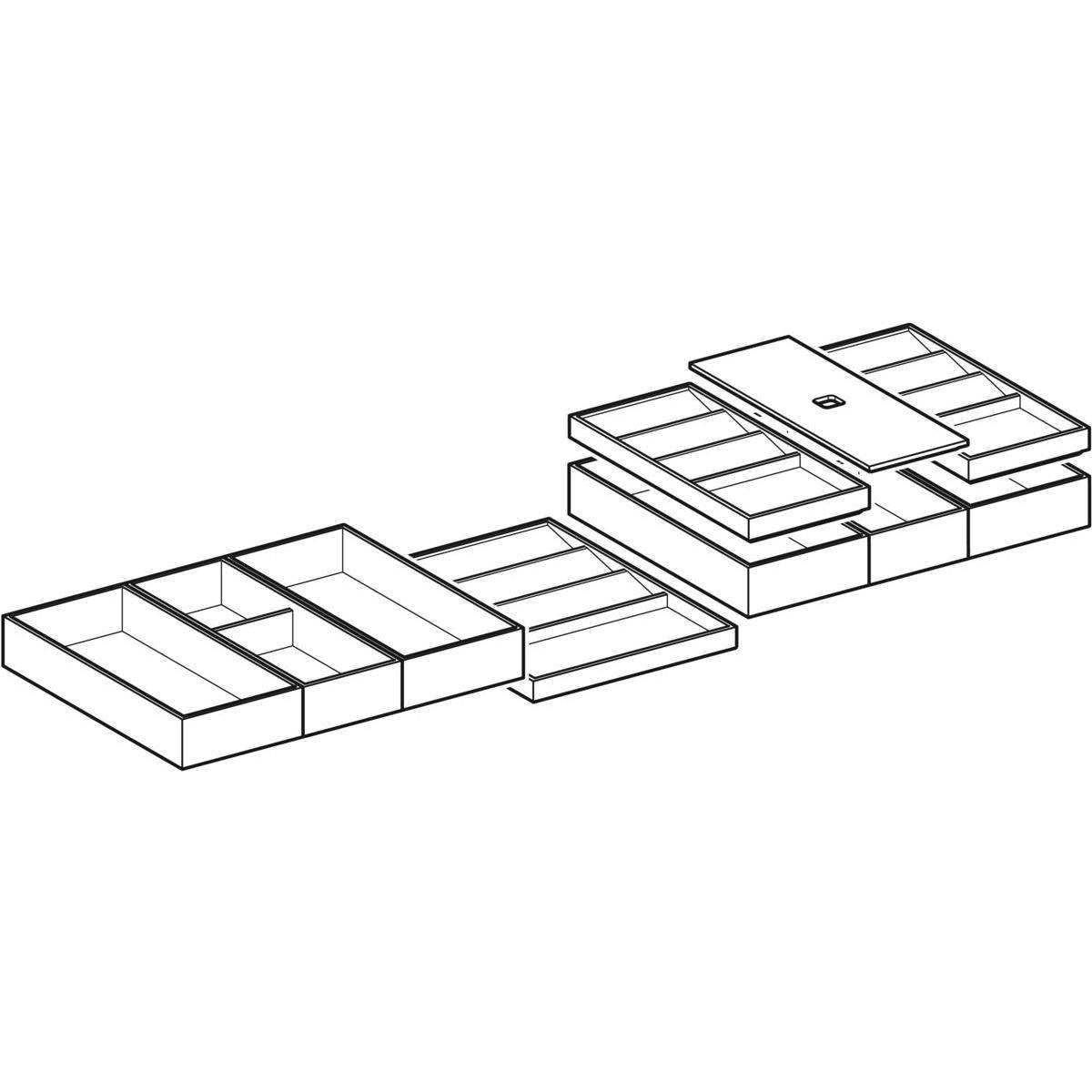 One SET Schubladeneinsatz, Breite 120cm