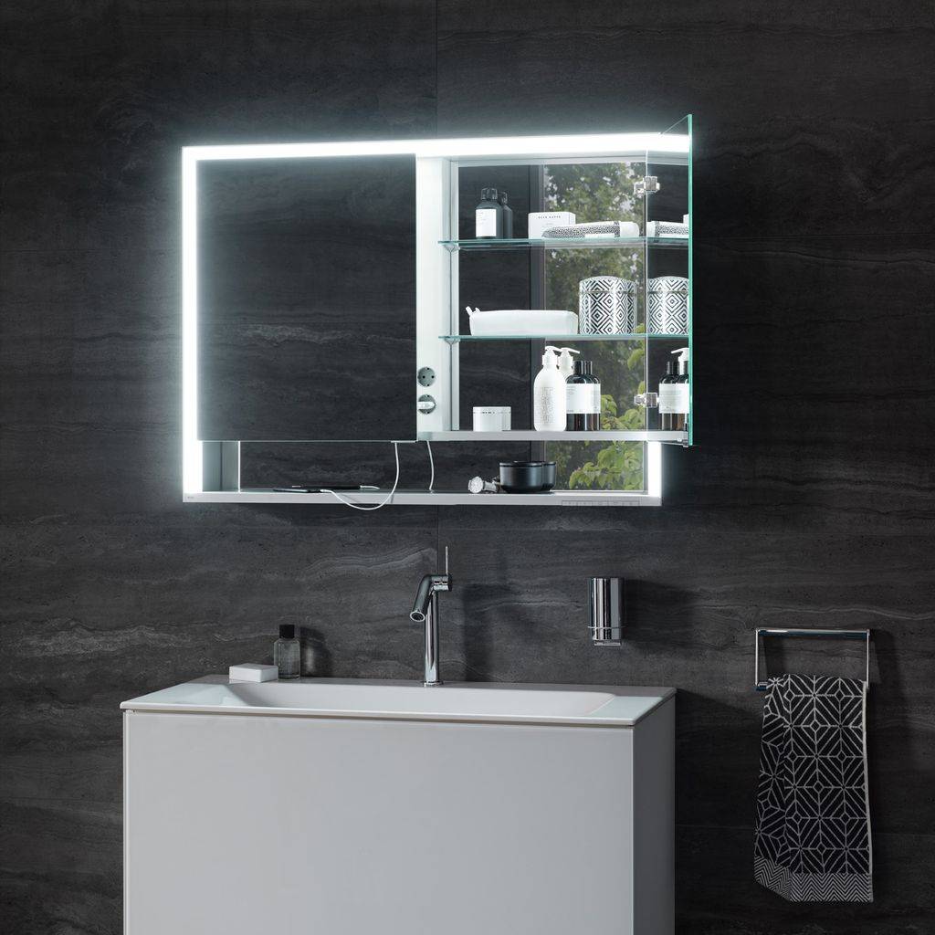 Royal Lumos Aufputz-Spiegelschrank  700 x 735 x 165mm