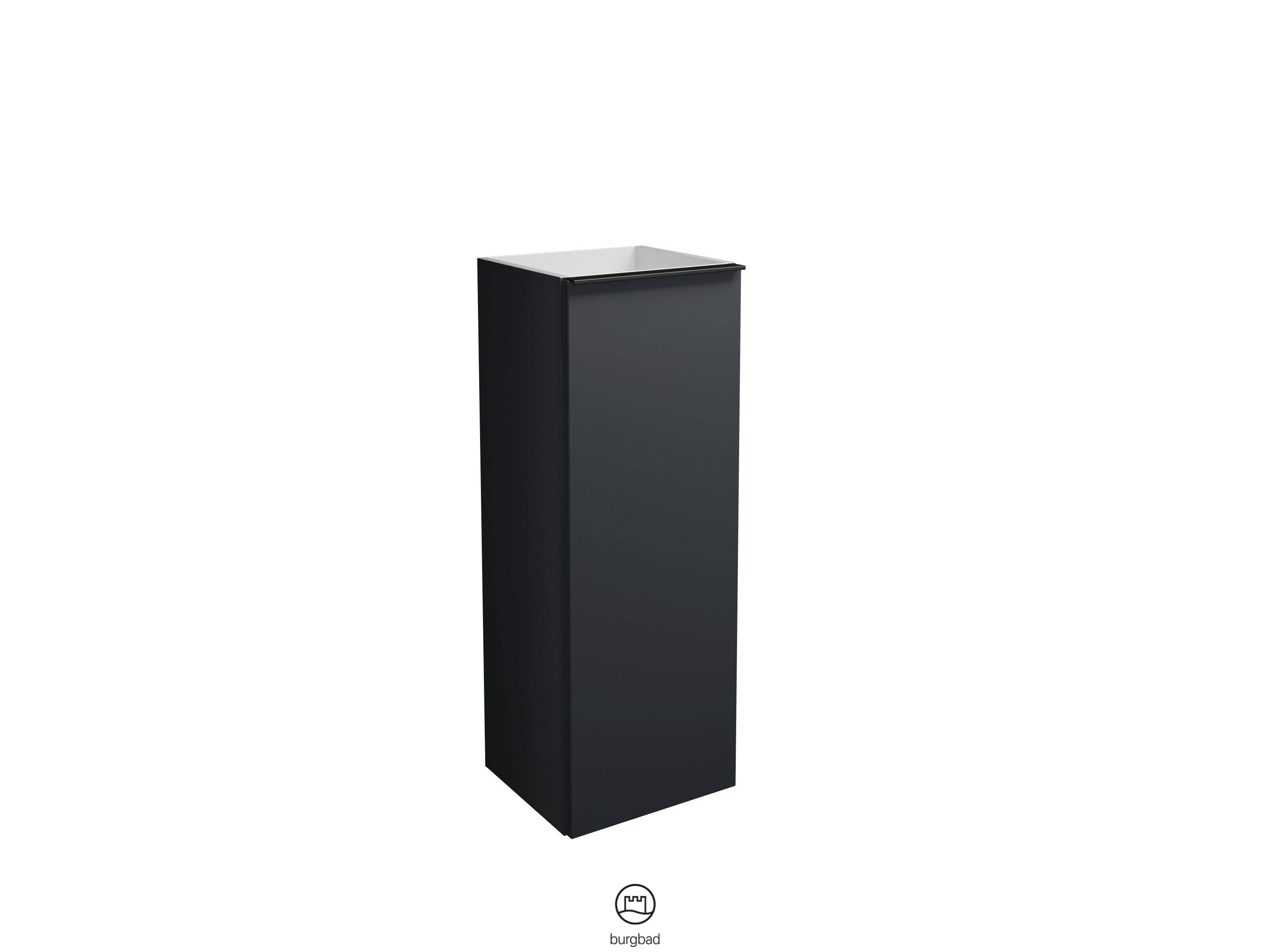 burgbad Fiumo Halbhochschrank 960x350x320 Graphit Softmatt