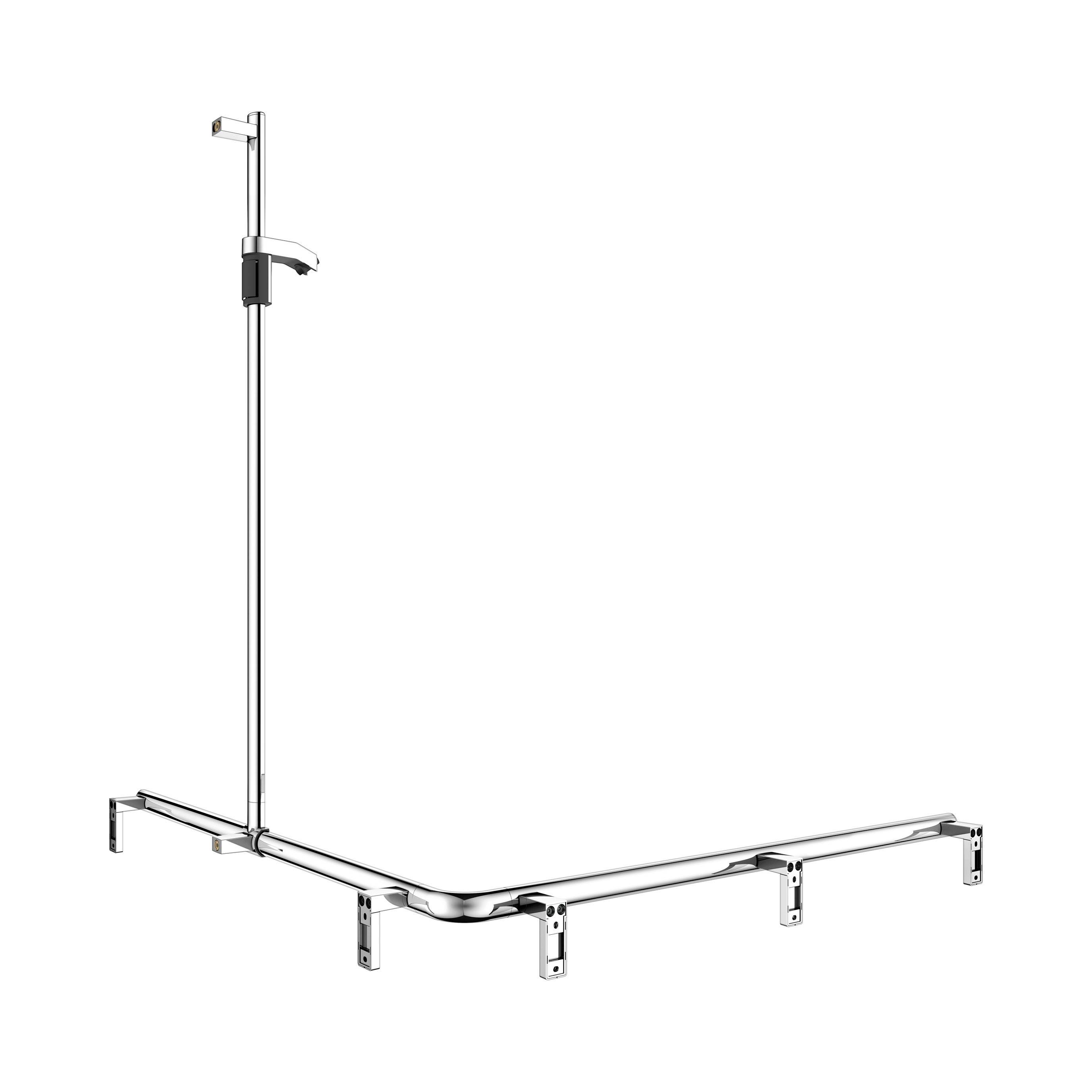 AXESS Duschhandlauf mit Brausestange rechte Ausführung 1150/1150mm