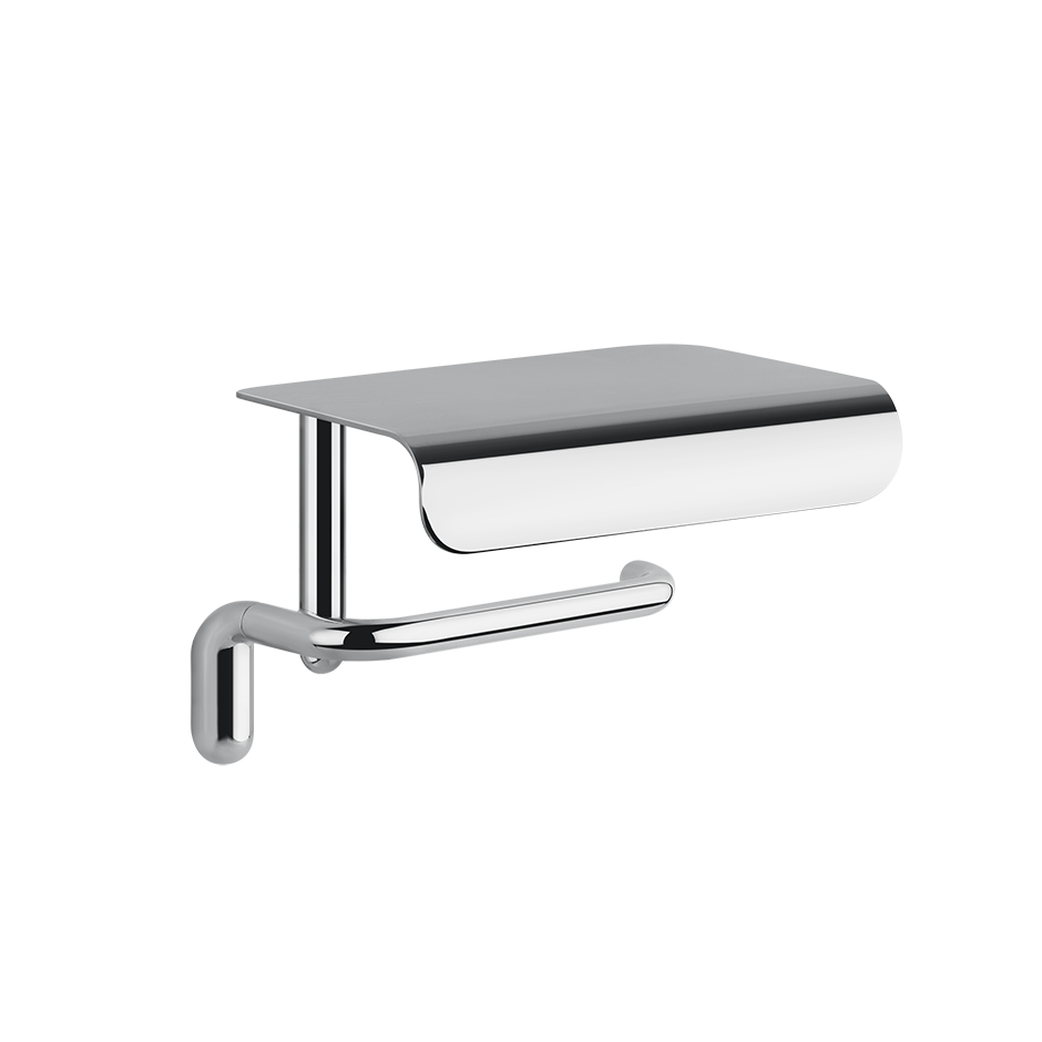 Gessi Goccia WC Papierrollenhalter mit Deckel dark bronze