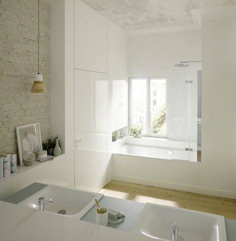 bemiw419748.jpg Select Rechteck-Badewanne mit seitlichem Überlauf vorne