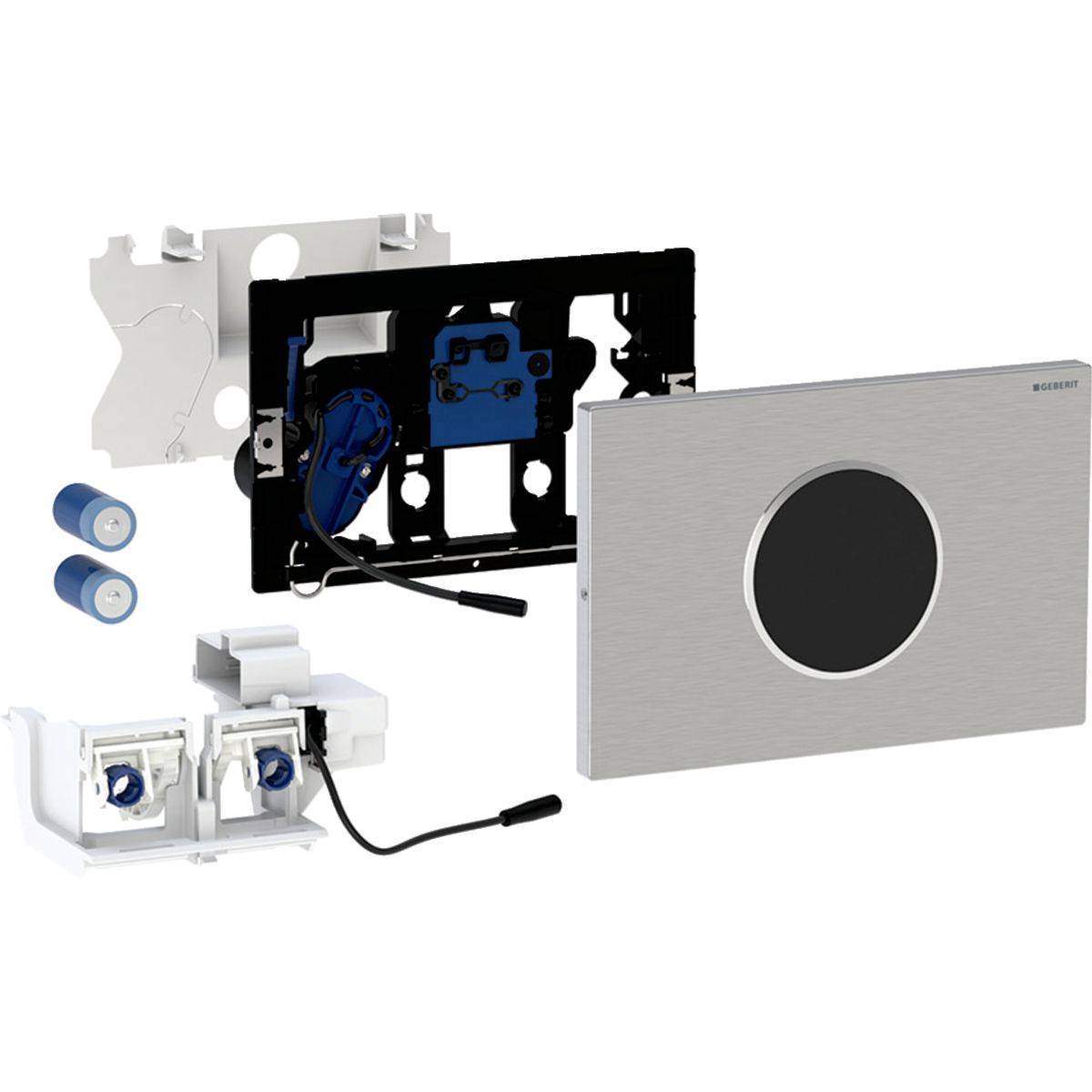 Geberit Sigma 10 WC-Betätigungsplatte mit elektronischer Spülauslösung, verschraubbar