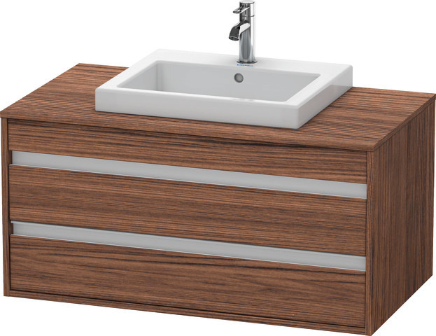 Duravit Ketho Waschtischunterbau wandhängend KT6755 1000 x 550mm, für Einbauwaschtisch mittig