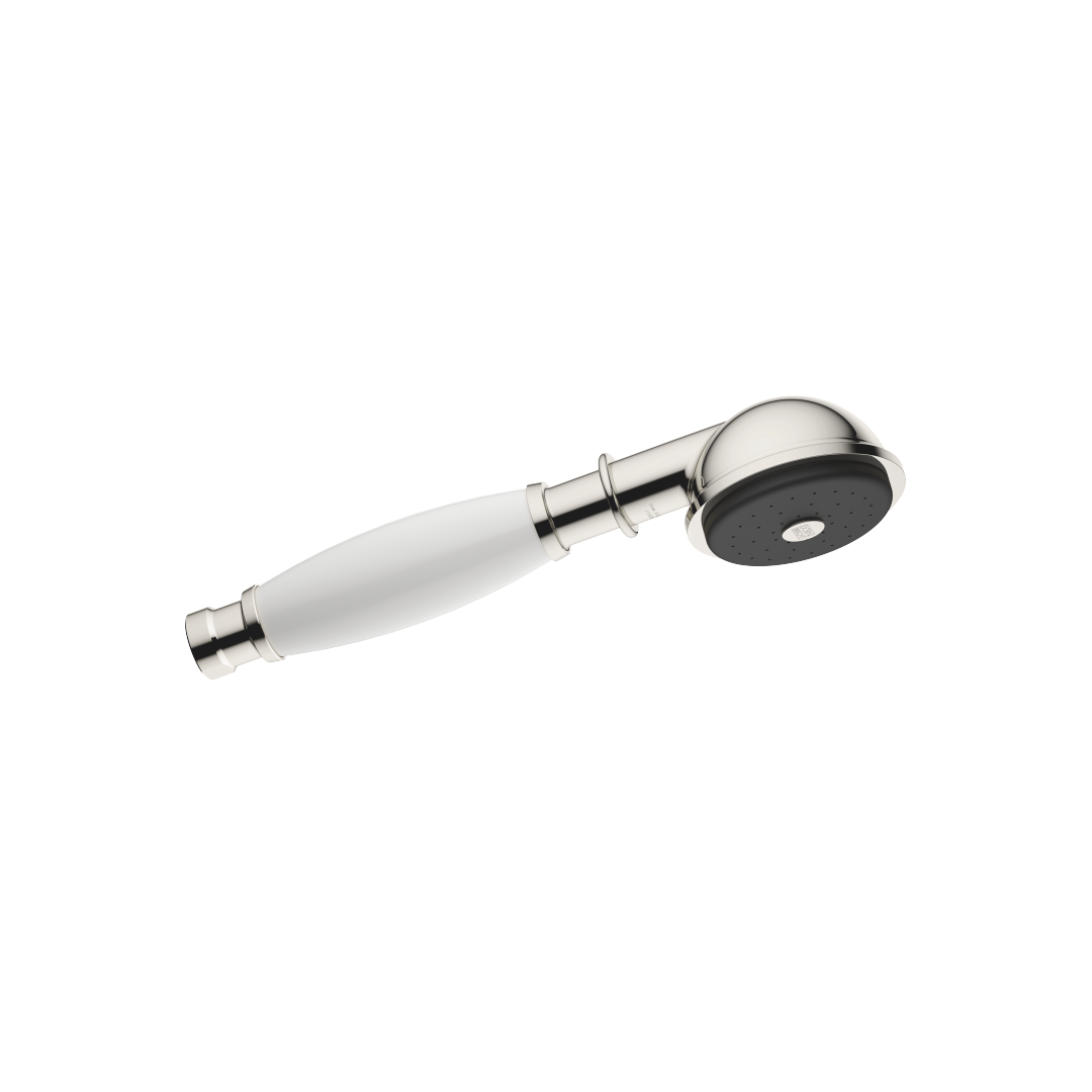 Dornbracht Metall-Handbrause mit Porzellangriff mit FlowReduce