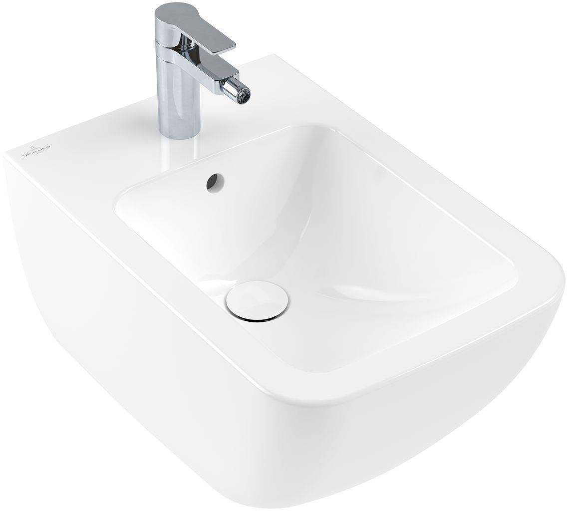 Villeroy & Boch Venticello Bidet 560x375mm Weiß Alpin CeramicPlus
