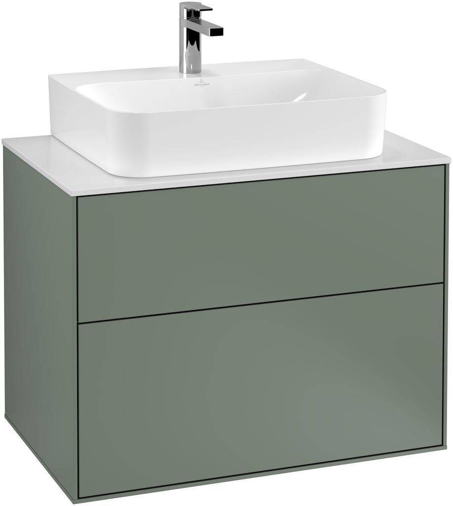 Villeroy & Boch Finion Waschtischunterschrank 800 x 603 x 501mm, Abdeckplatte weiß matt