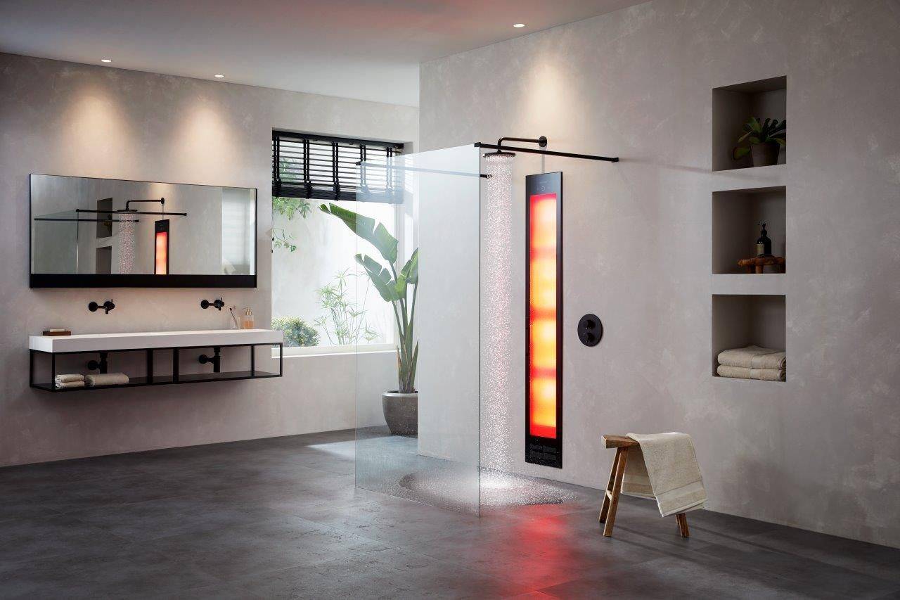 Sunshower Delux. Sunshower Delux in Schwarz.