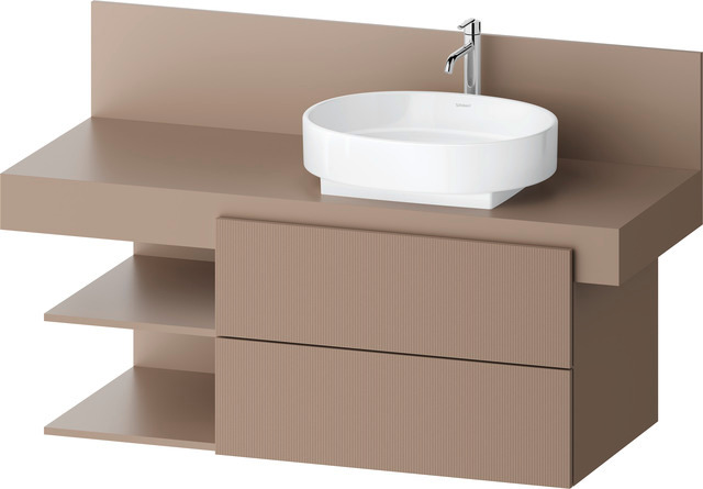 Duravit Balcoon Konsolenwaschtischunterbau umbra