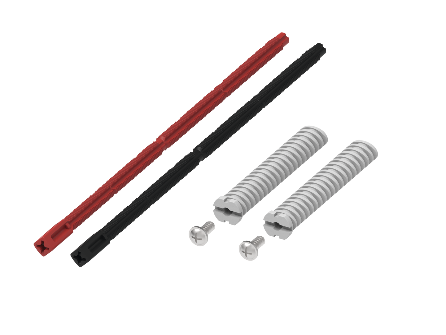 Fastening material and actuator rods for actuator plate installation (2003-2020)