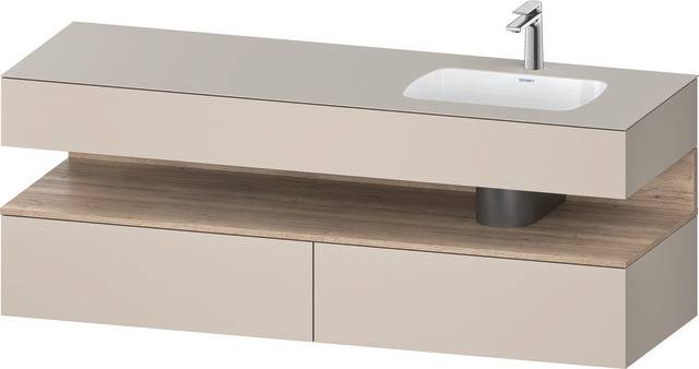 Duravit Collection One Einbauwaschtisch mit Unterbau 1600mm