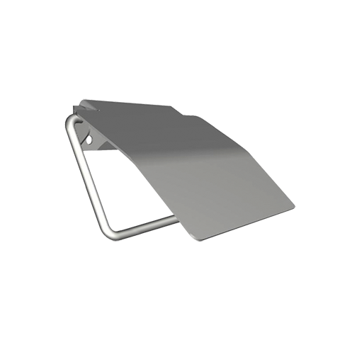 WAS 7313 004 Deckel Aus Chromnickelstahl – Mit Aussparung Für Fallgriffe & Löffel, 1/3 GN, Für Gastro-Behälter