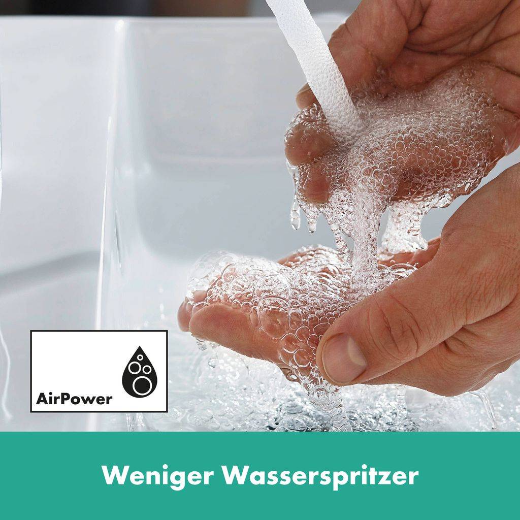 Vernis Shape Einhebel-Waschtischmischer 70 CoolStart mit Zugstangen-Ablaufgarnitur