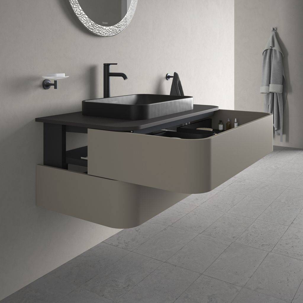 Happy D.2 Plus Waschtischunterbau für Konsole, 1000 x 550mm