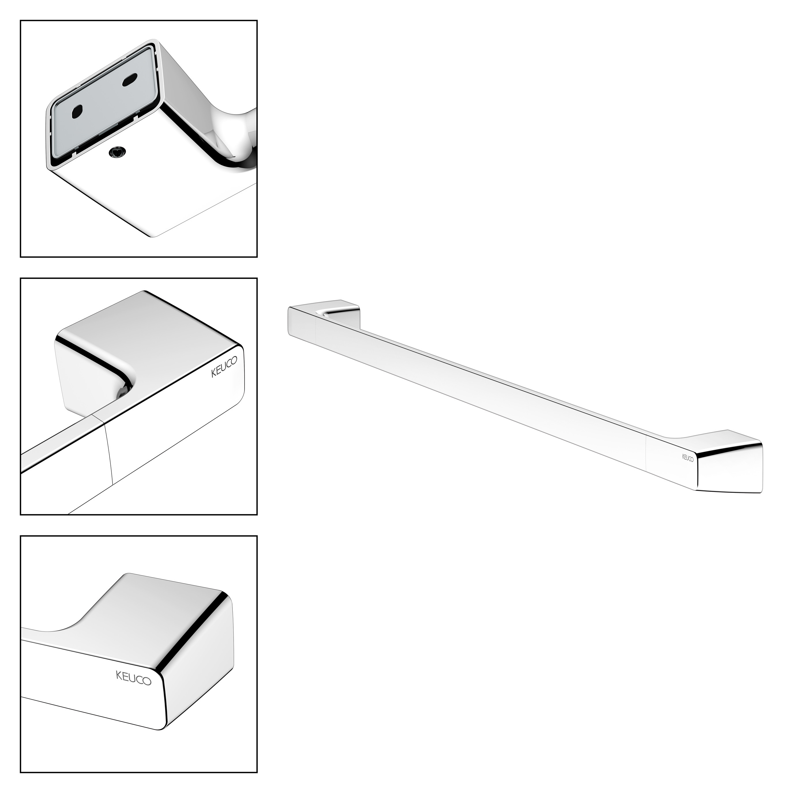 14601010800_02 AVENO towel rail 80 cm for gluing/screwing