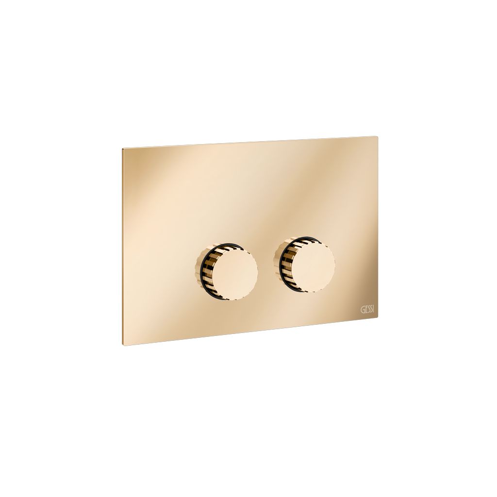 Gessi Incastri WC-Betätigungsplatte für TECE, warm bronze PVD