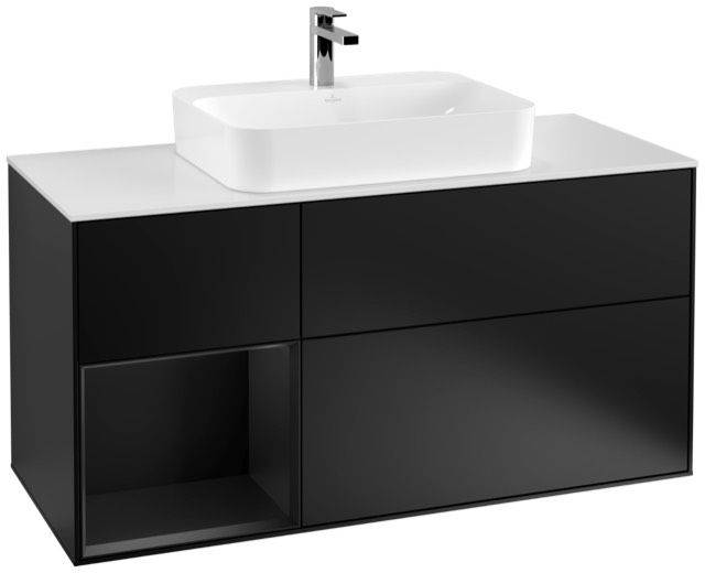 Villeroy & Boch Finion Waschtischunterschrank 1200 x 603 x 501mm, Abdeckplatte weiß matt