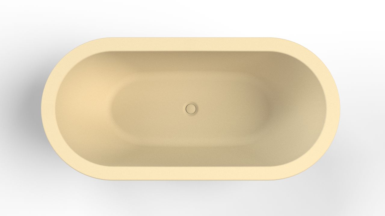 Freistehende Gartenbadewanne