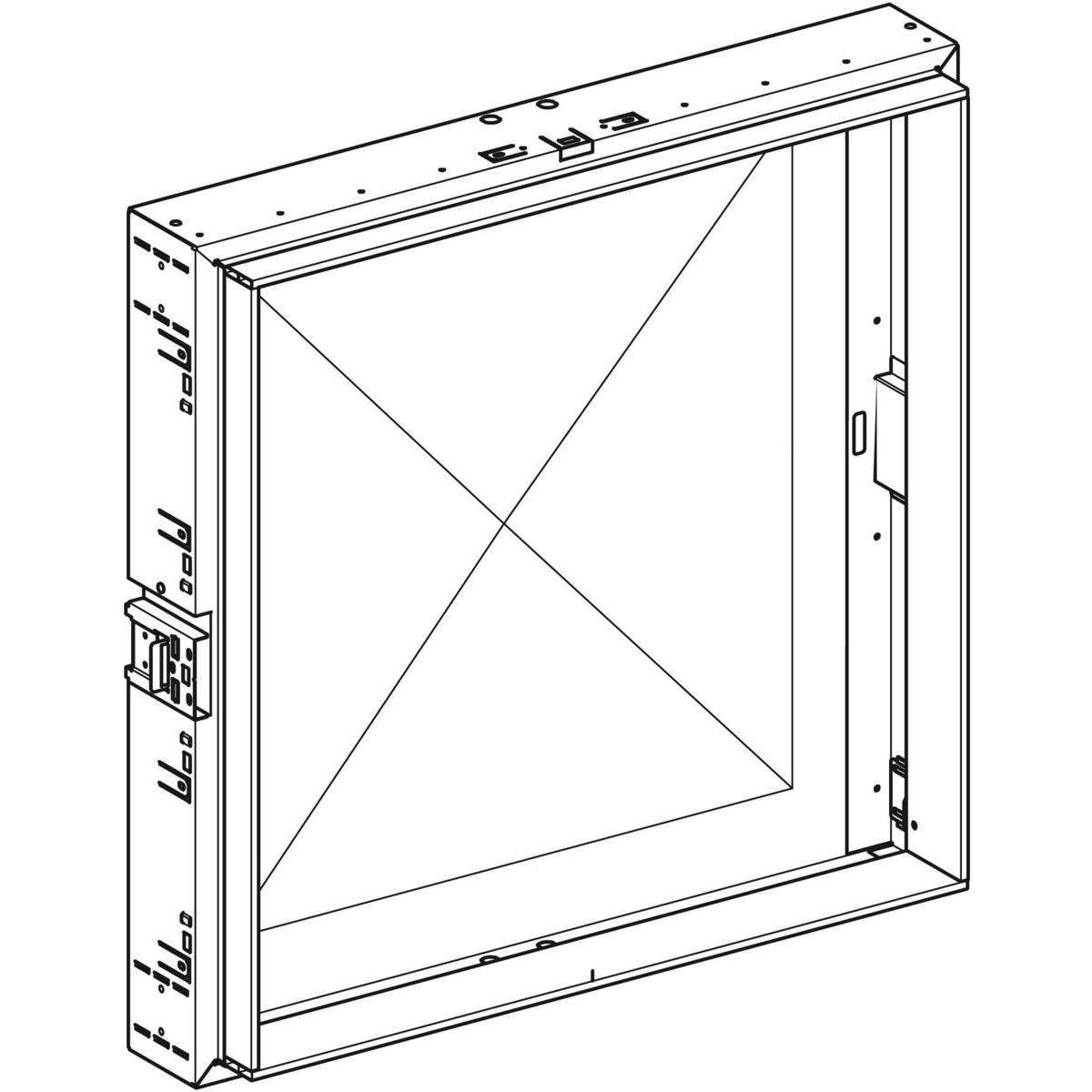 Rohbaubox für Geberit ONE Spiegelschrank Breite 90cm, Höhe 90cm