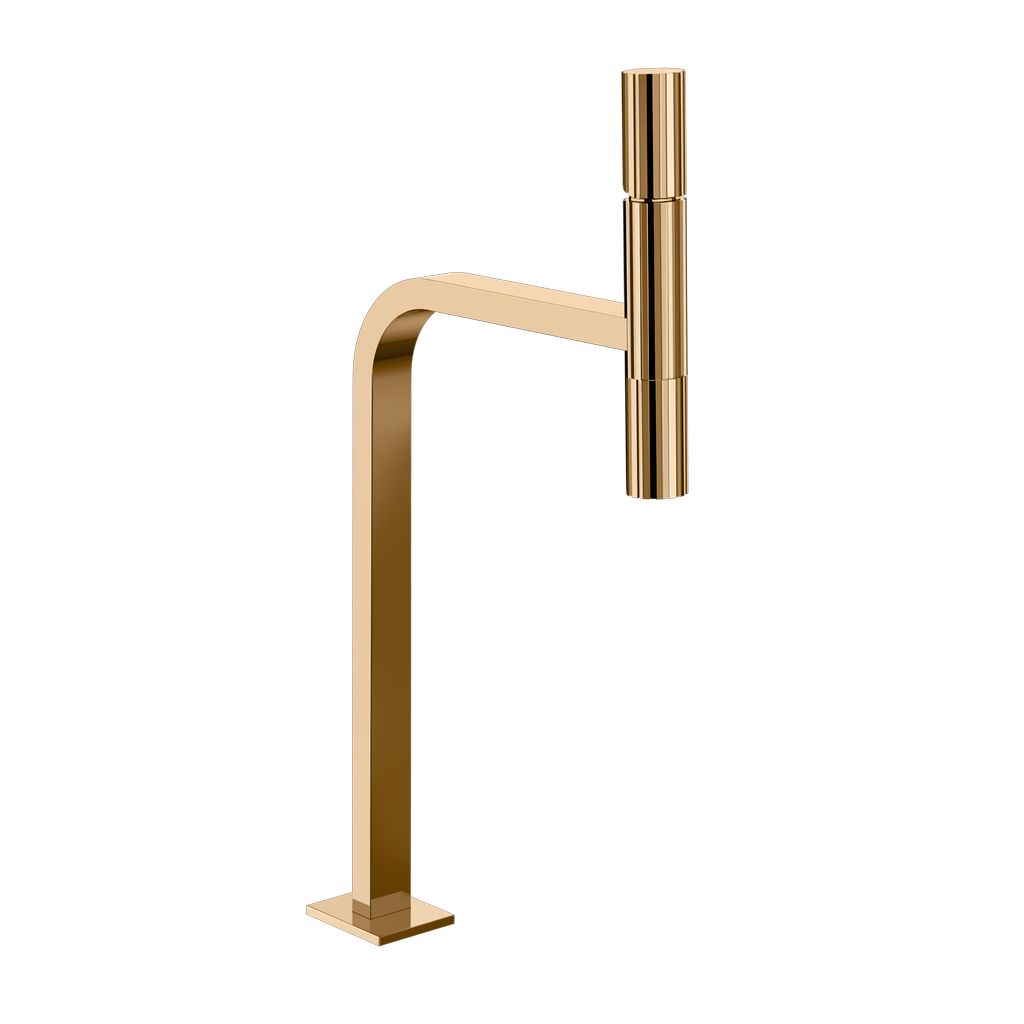Gessi Incastri Waschtisch-Einhebelmischer warm bronze PVD