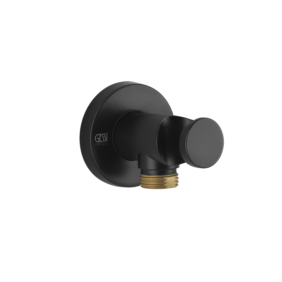 Gessi Emporio Dusche Wandanschlussbogen mit Brausehalter