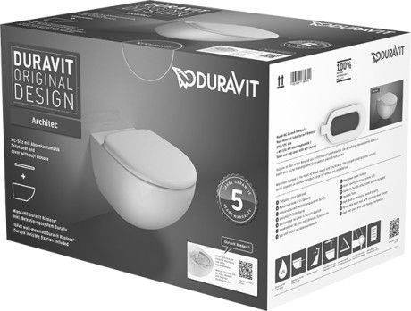 Duravit Architec Wand-WC Rimless Set