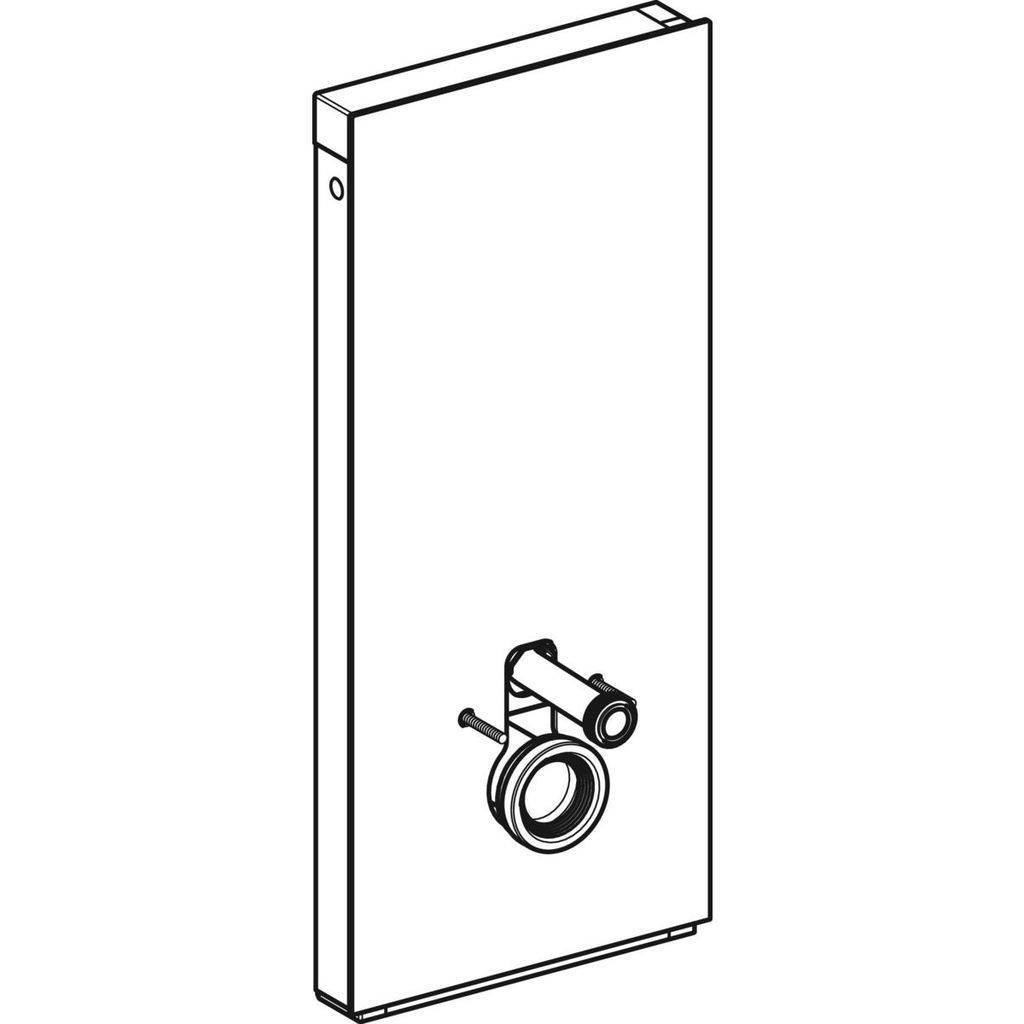 Monolith Sanitärmodul für Wand-WC, 114cm Frontverkleidung aus Steinzeug