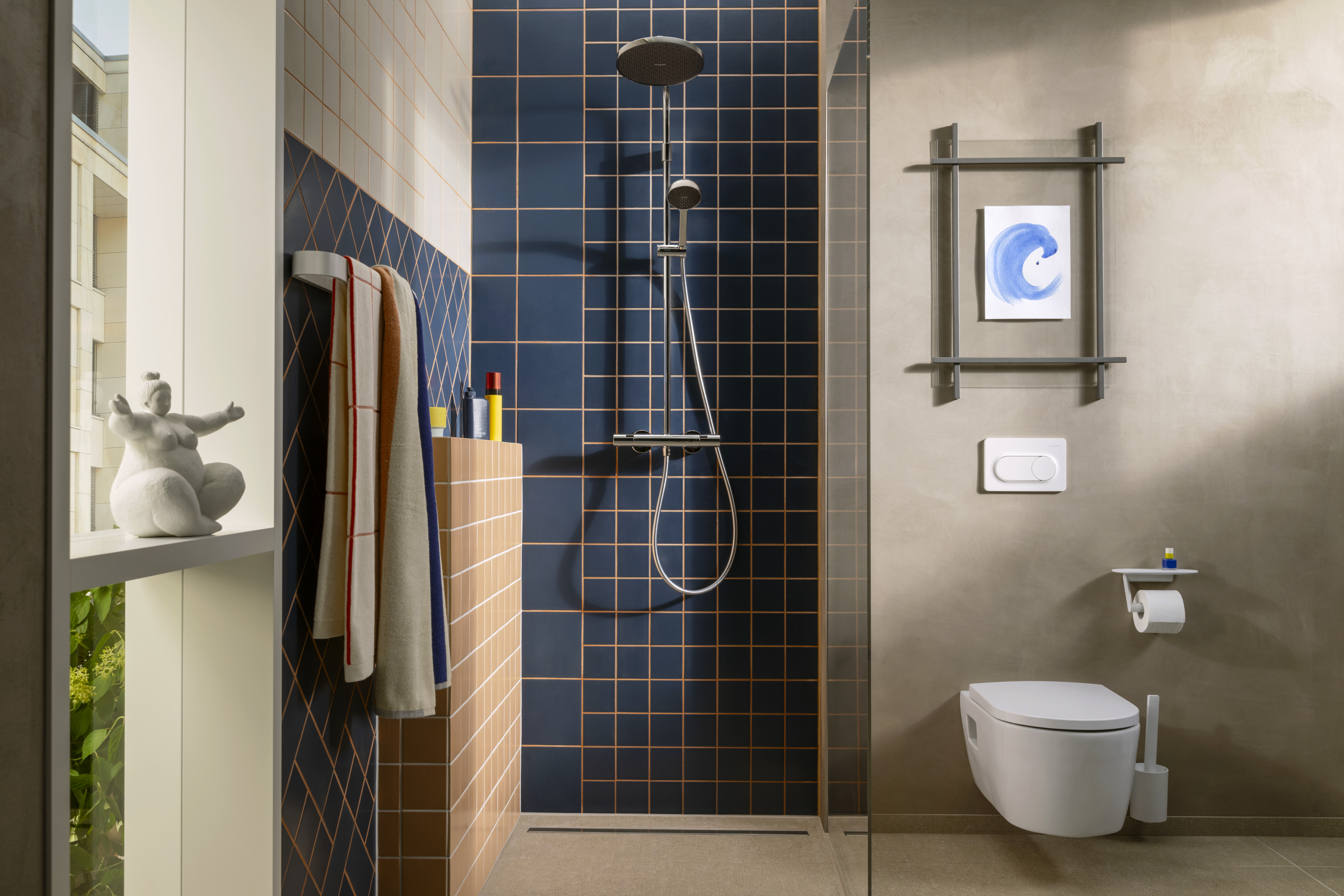 Activera S Duschsystem 240 1 Strahlart  wassersparend mit Ecostat Fine Varia