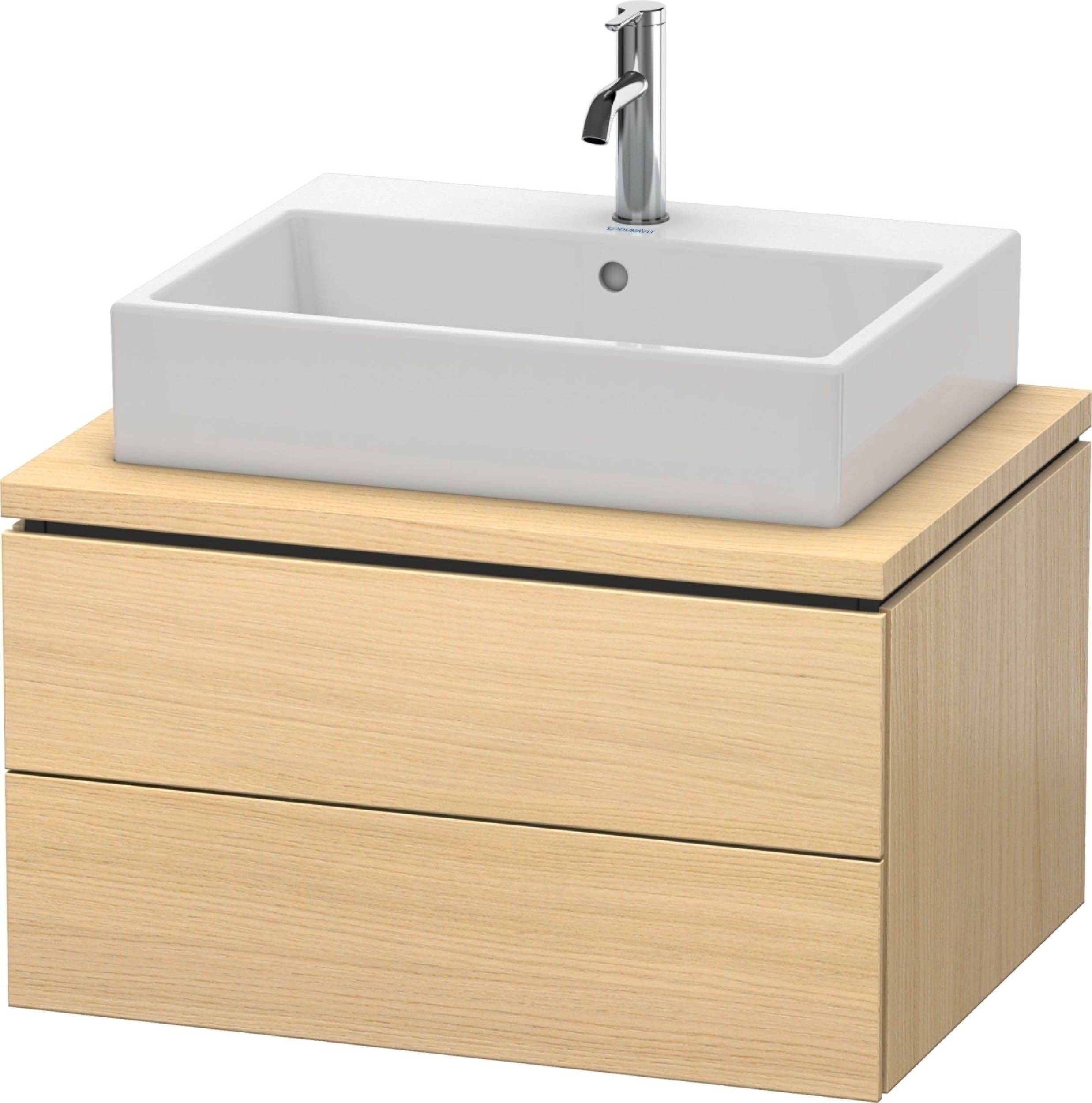 Duravit L-cube Waschtischunterbau für Konsole LC 5816, 2 Schubkästen, 720 x 547mm