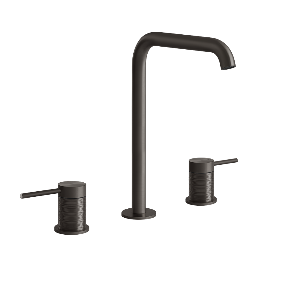 Gessi 316 Trame 3-Loch-Waschtischarmatur 230mm hoch