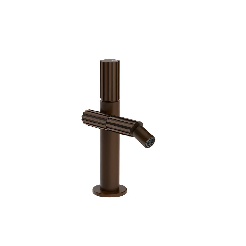 Gessi Incastri Bidet-Einhebelmischer dark bronze