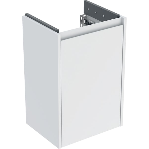 Geberit Renova Plan Unterschrank für Handwaschbecken, mit 1 Tür 40x60,6x31,1cm, weiß/lackiert seidenmatt