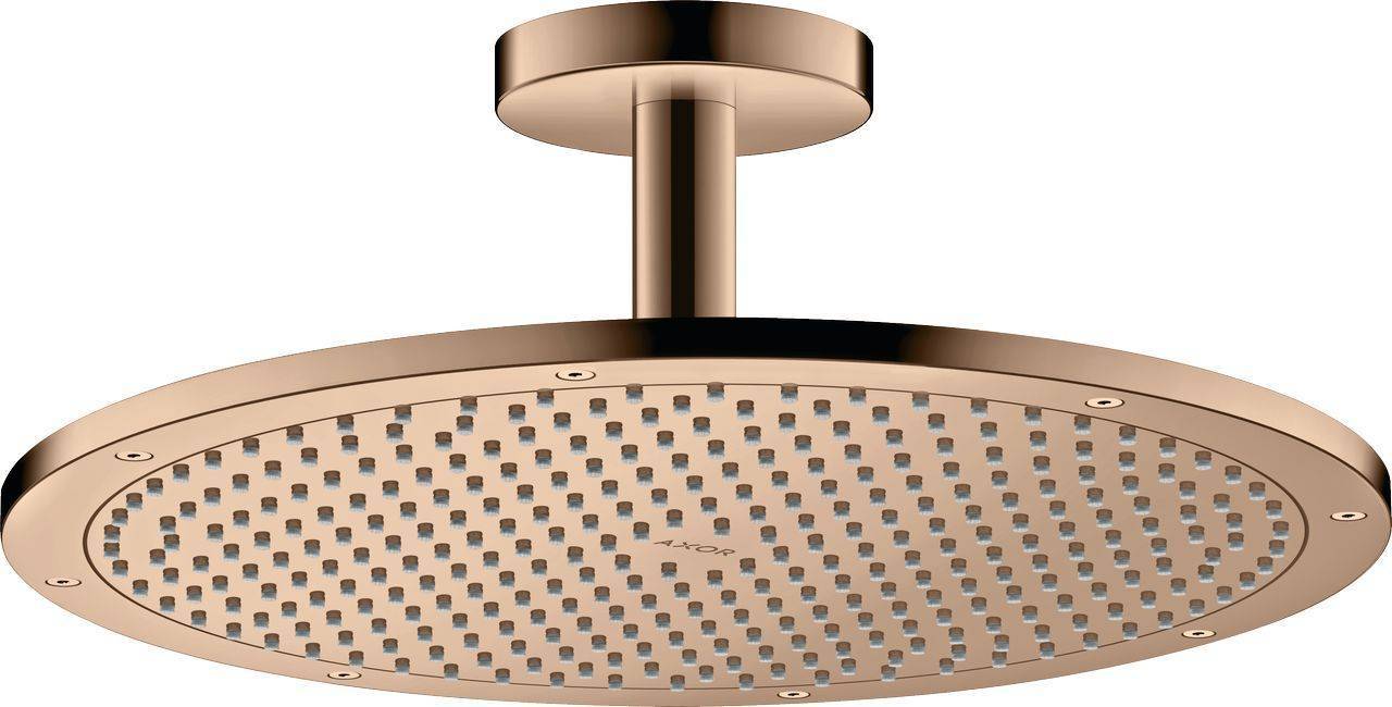 Axor ShowerSolutions Kopfbrause 350 1jet mit Deckenanschluss, PowderRain
