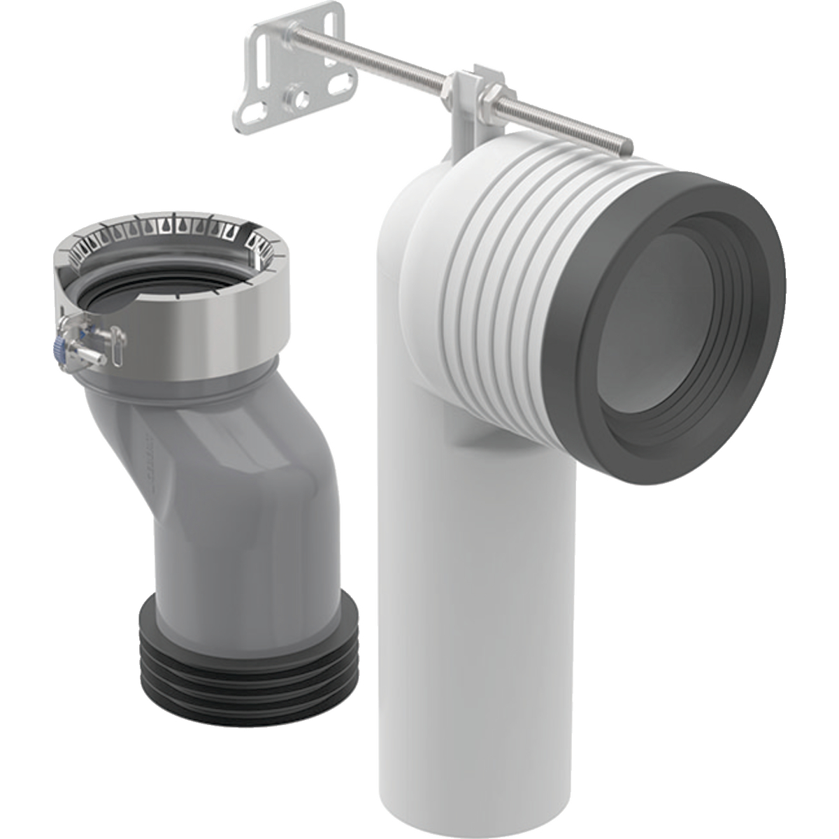 Geberit Anschlussset für Stand-WC TurboFlush, Abgang vertikal