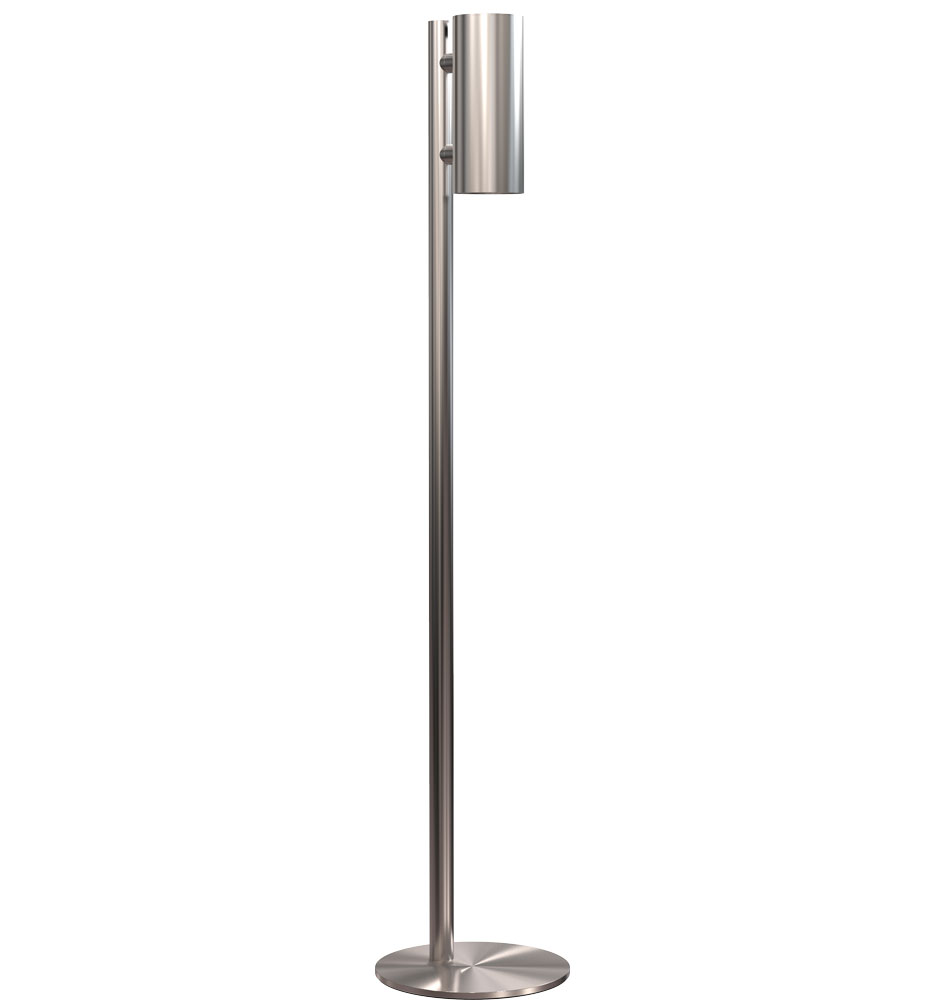 NOVA2 soap & disinfectant dispenser 1978 stainless steel brushed