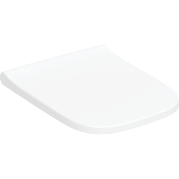 iCon WC-Sitz eckiges Design mit Absenkautomatik, Quick Release, weiß