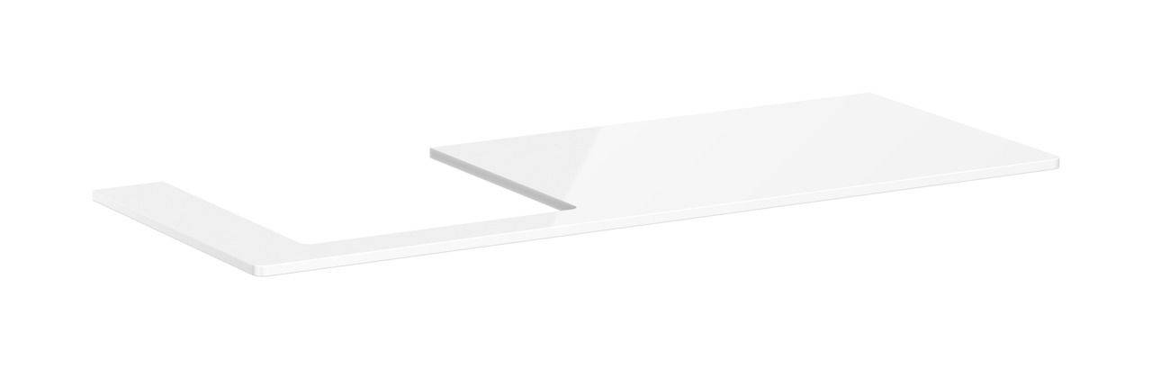 Xelu Q Konsole 1360/550 für Aufsatzwaschtisch geschliffen