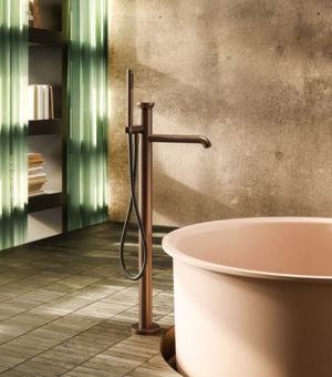 Standarmatur für die Badewanne.