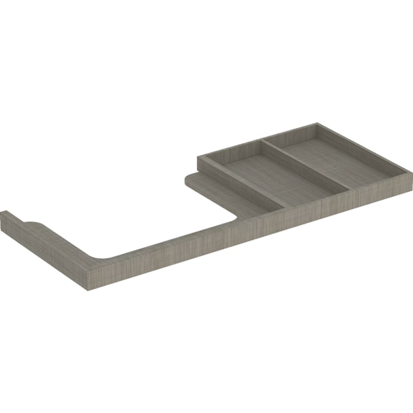 Geberit Waschtisch-Rahmen für Citterio Unterschrank Breite 118cm, graubraun