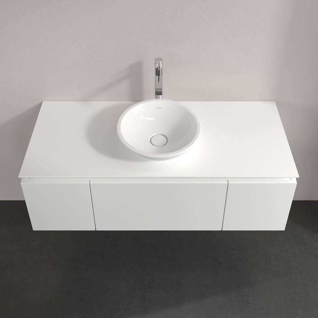 B57700MS_02 Legato vanity unit with 3 drawers