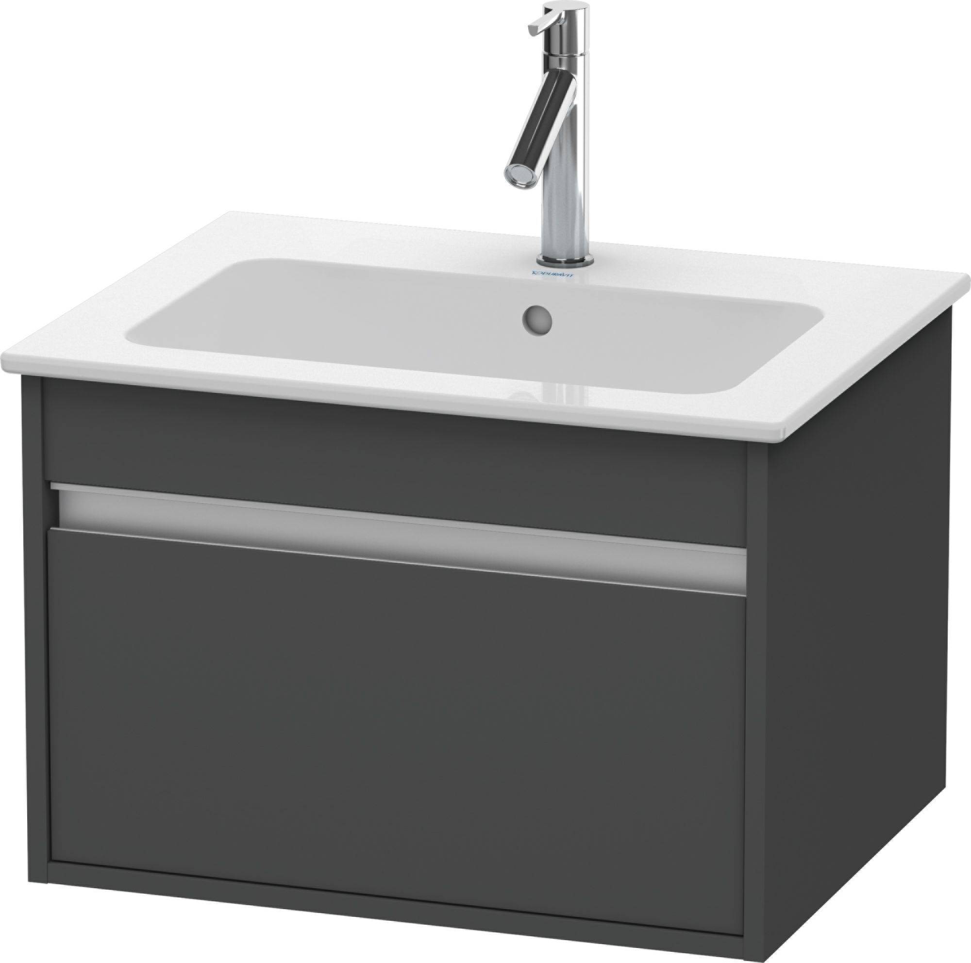 Duravit Ketho Waschtischunterbau wandhängend KT6418 für Me by Starck Waschtisch