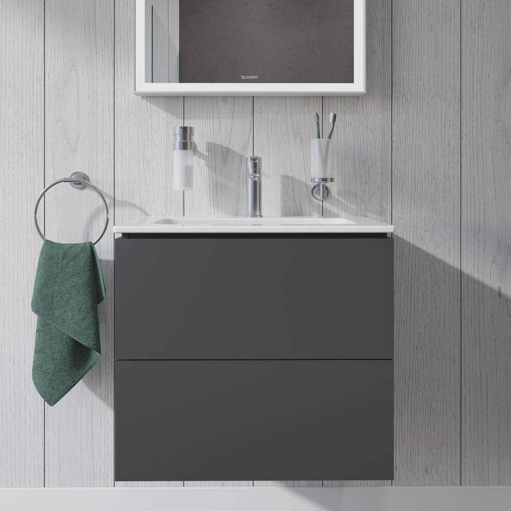 Duravit L-Cube Waschtischunterbau wandhängend Compact, für Me by Starck Waschtisch