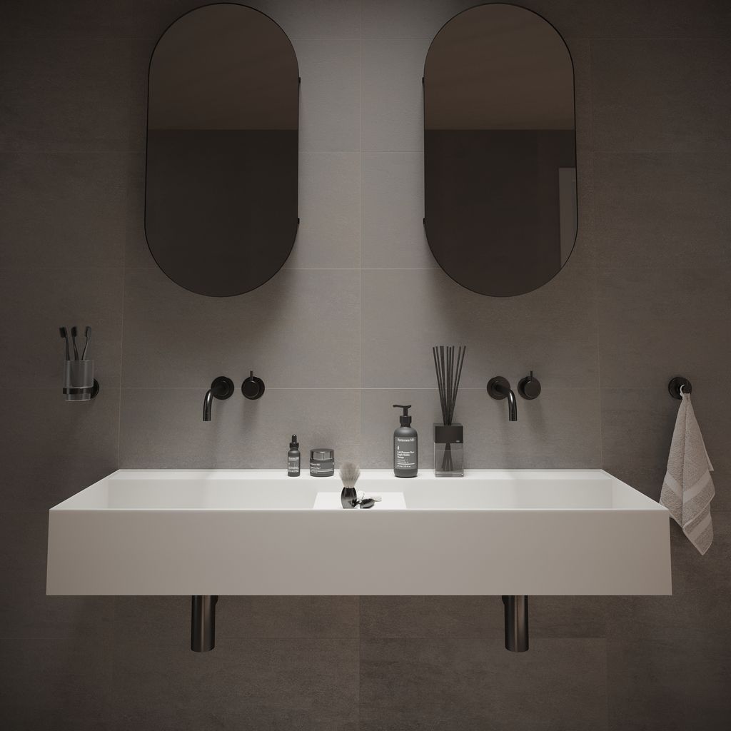Wandwaschbecken Solidbliss-120D