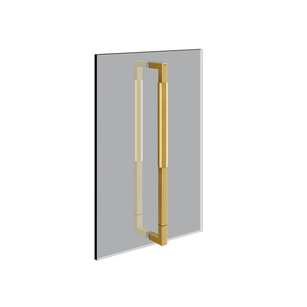 Gessi Shower G Doppel-Duschtürgriff Unito, 45cm, gold gebürstet PVD