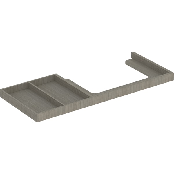 Geberit Waschtisch-Rahmen für Citterio Unterschrank Breite 118cm, graubraun