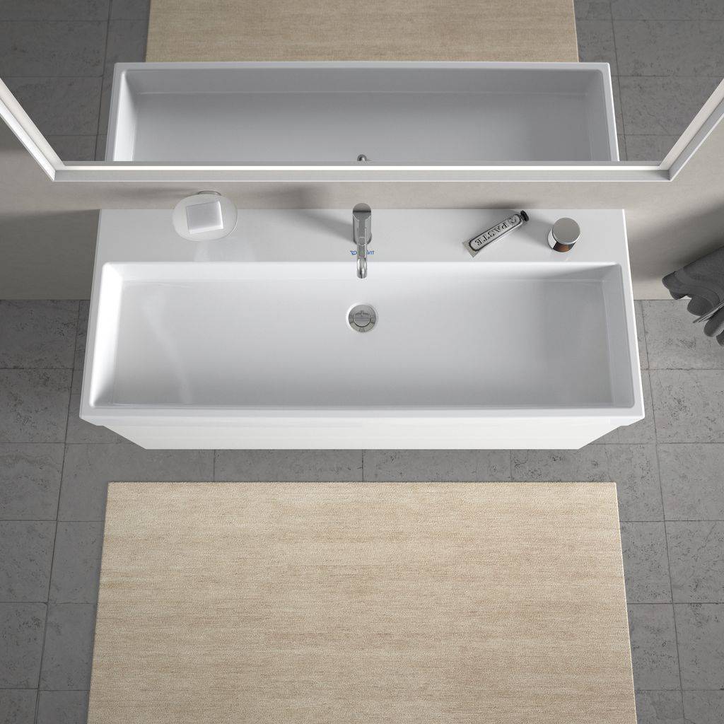 Vero Air Möbelwaschtisch, 1200 x 470mm, mit Hahnloch, mit Überlauf