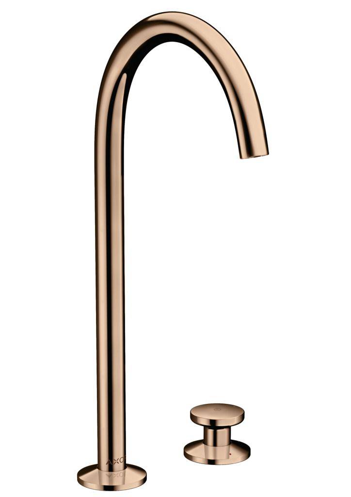 Axor One 2-Loch Waschtischmischer Select 260 mit Push-Open Ablaufgarnitur